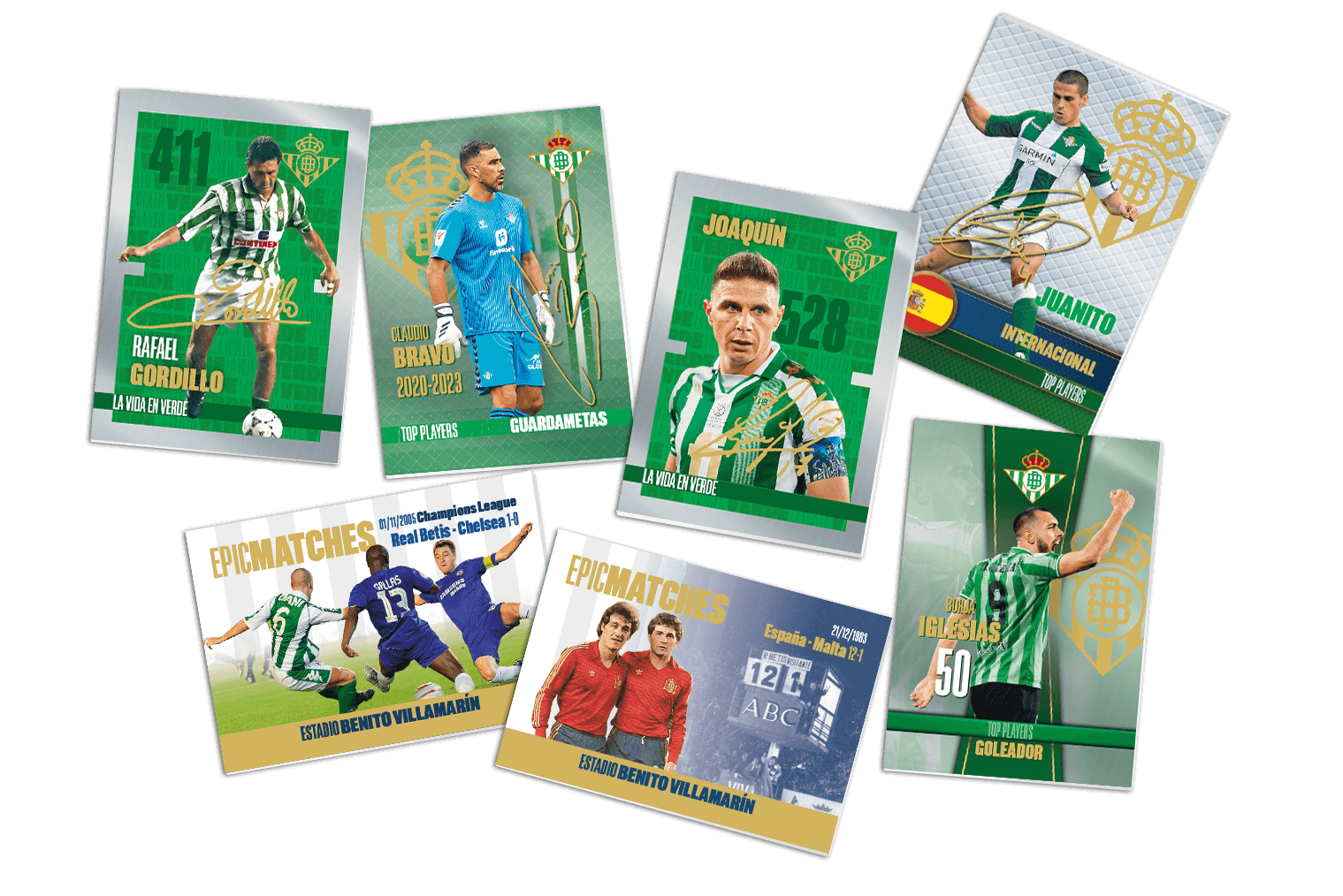 Real Betis Balompié · Marketing para redes sociales: base cards metalcards