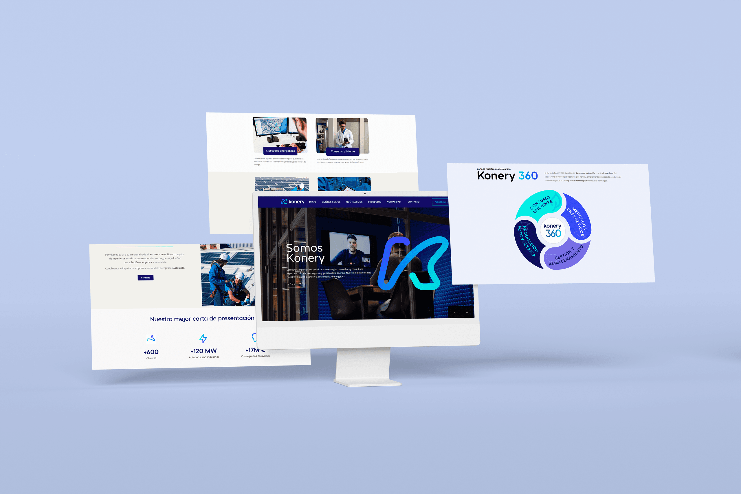 Konery · Comunicación y activación de marca: KONERY WEB.MOCKUP1