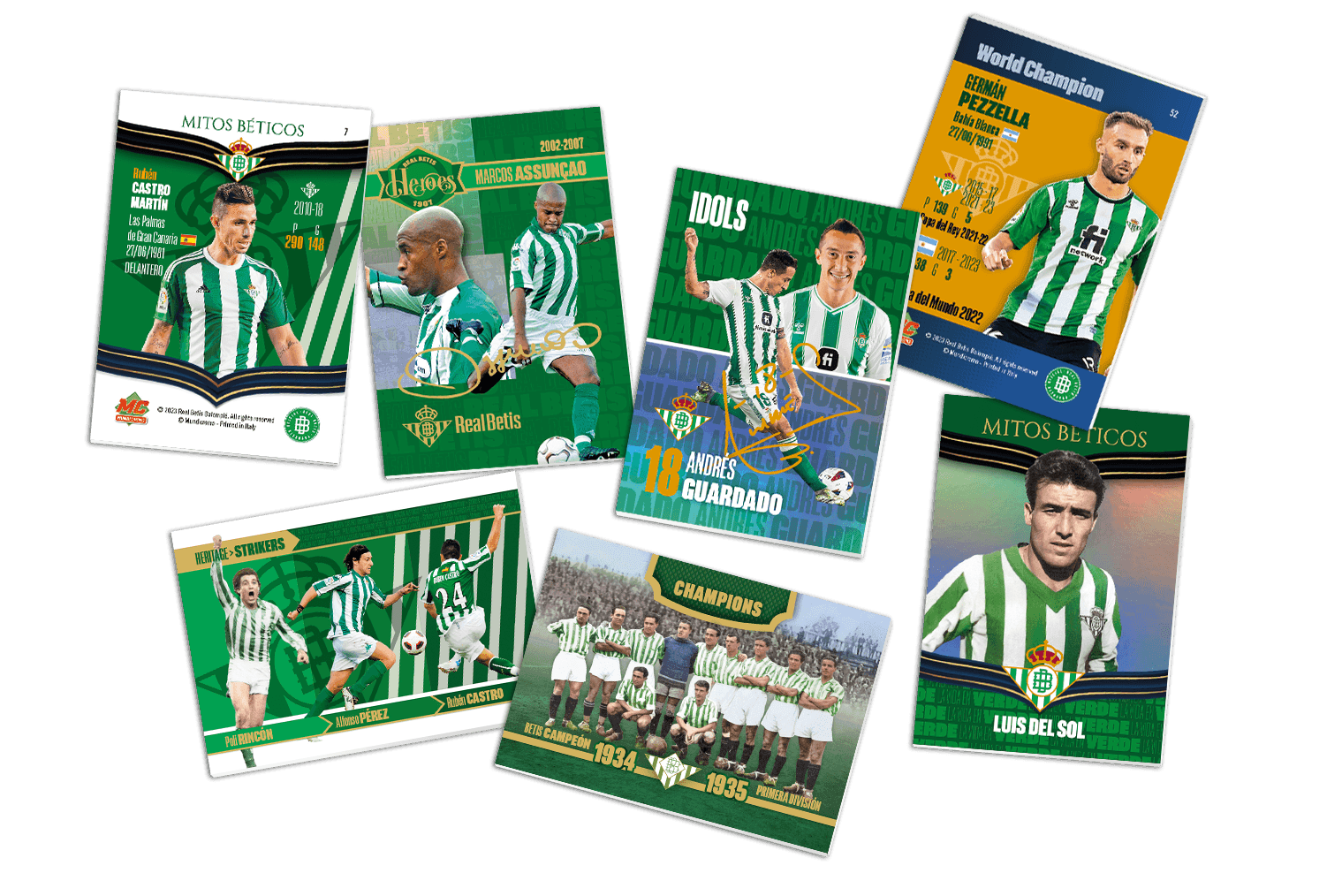 Real Betis Balompié · Marketing para redes sociales: base cards betis