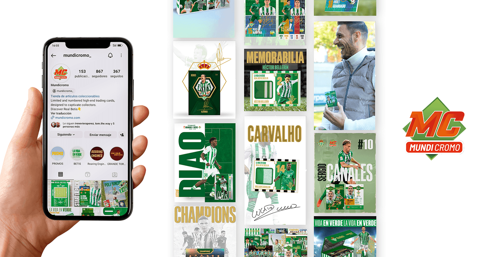 Real Betis Balompié · Marketing para redes sociales: redes betis nebular