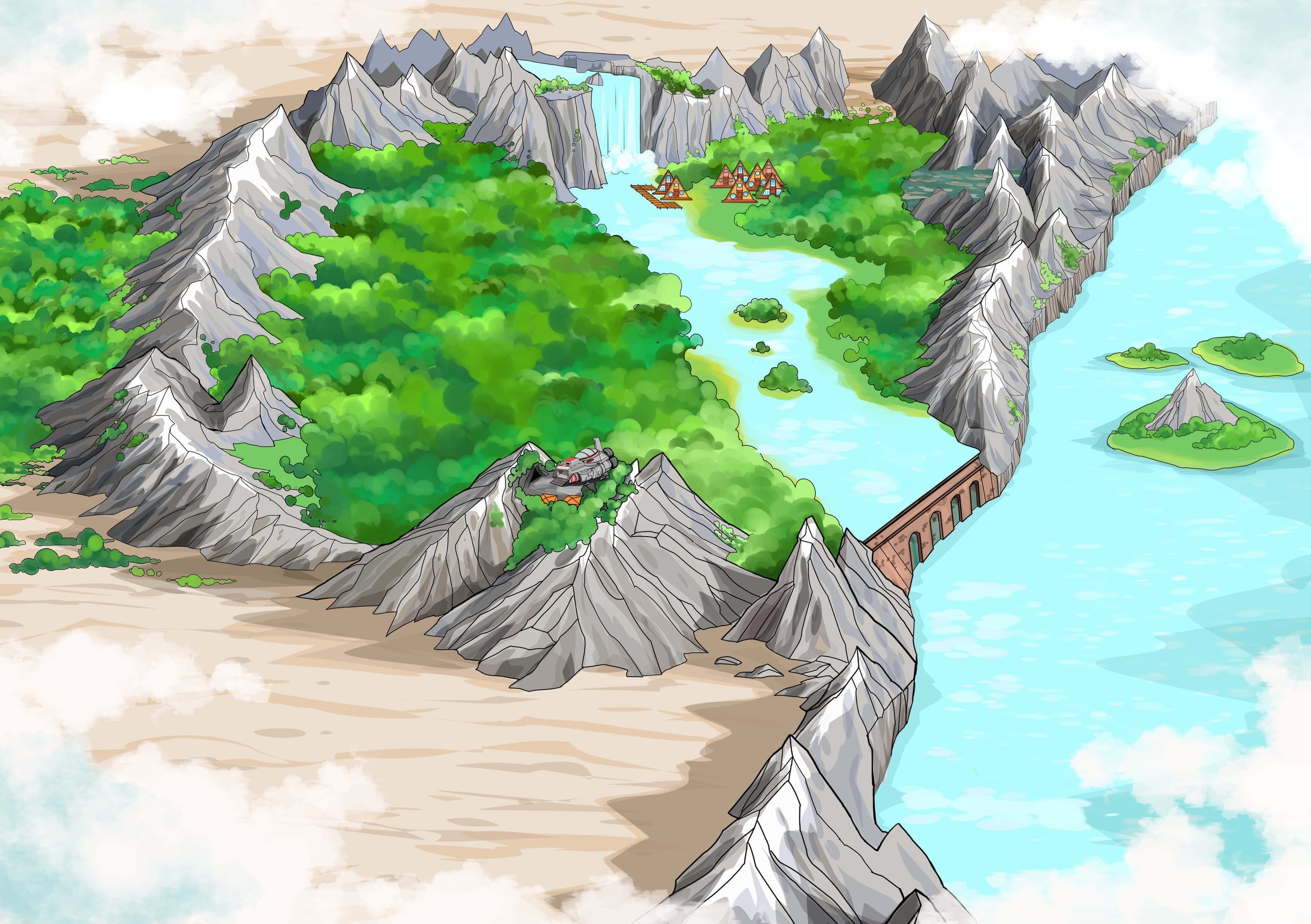 Emons Adventure of Moland: mappa di moland