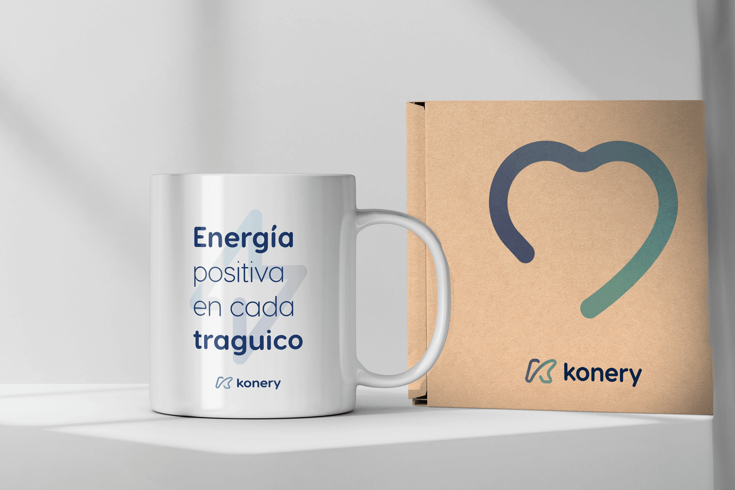 Konery · Comunicación y activación de marca: taza