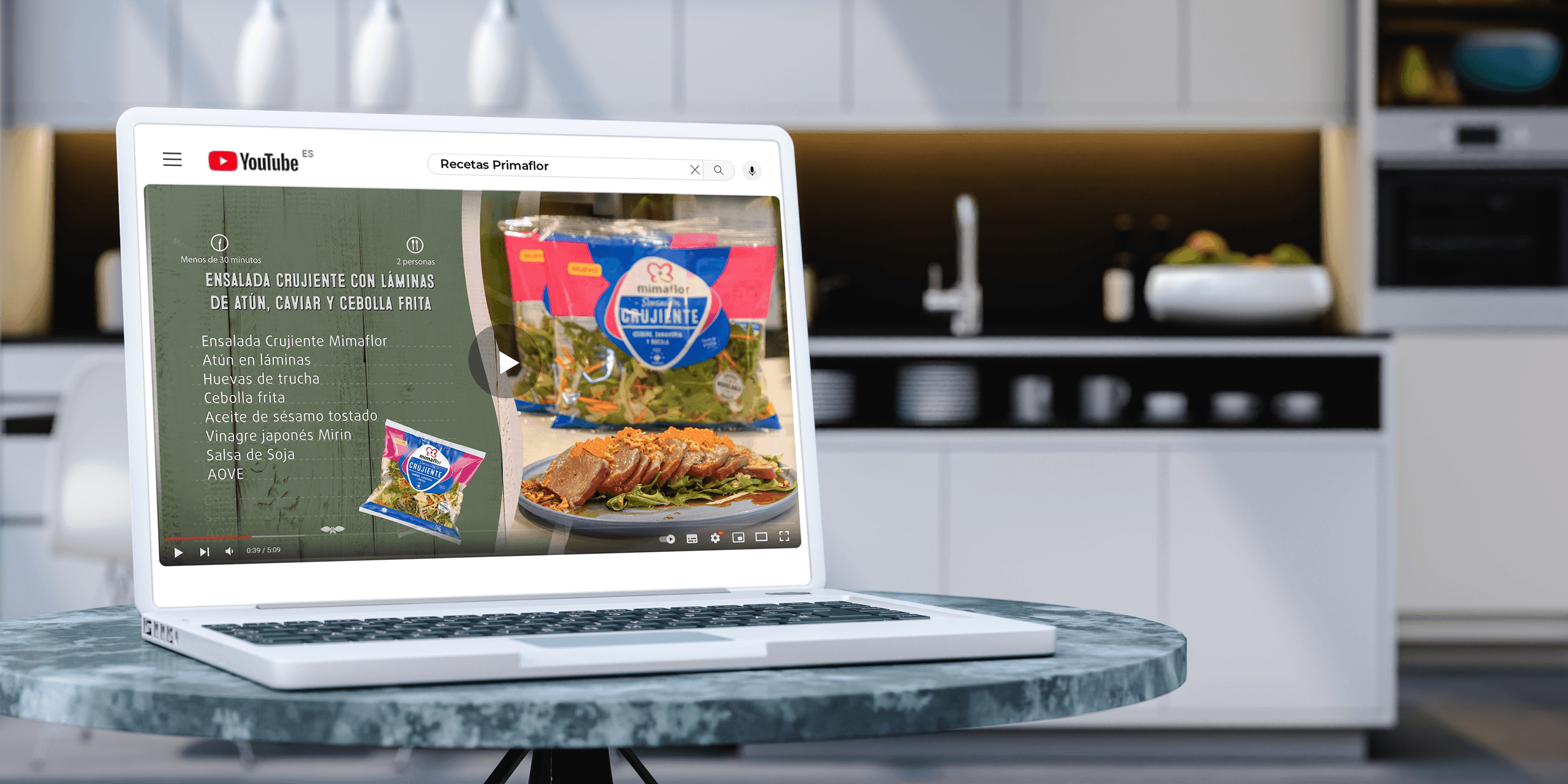 Mimaflor y Primaflor · Gestión digital y vídeo: videorecetas