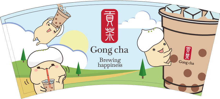 Gong cha: sling cup