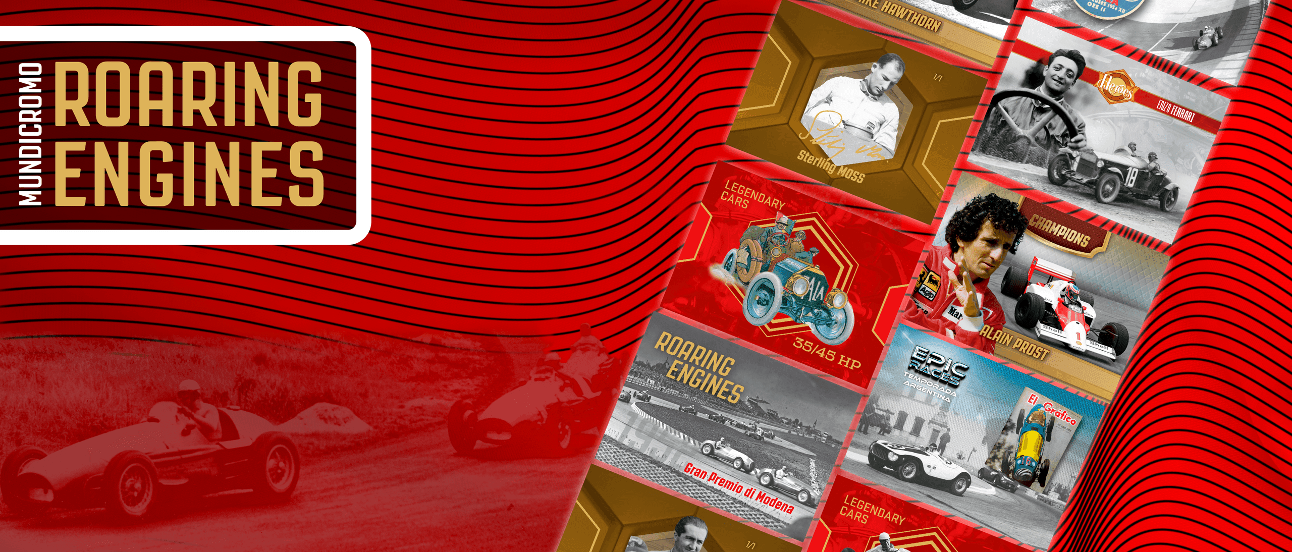 Mundicromo · Limited Edition Hobbycards: banner rooaring movil