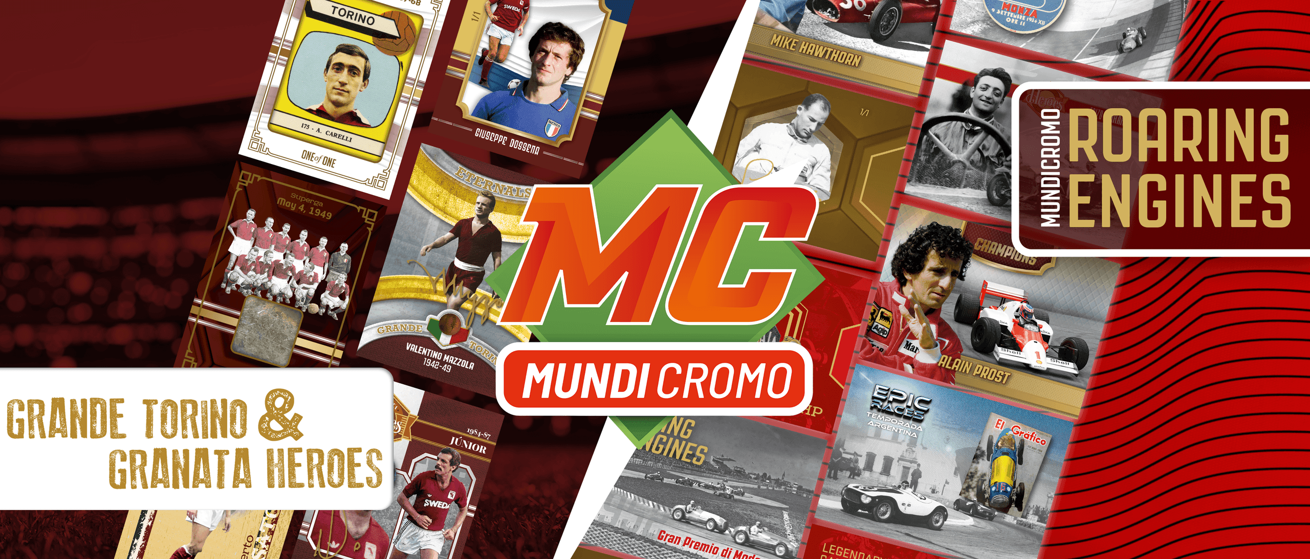 Mundicromo · Limited Edition Hobbycards: header roaring torino