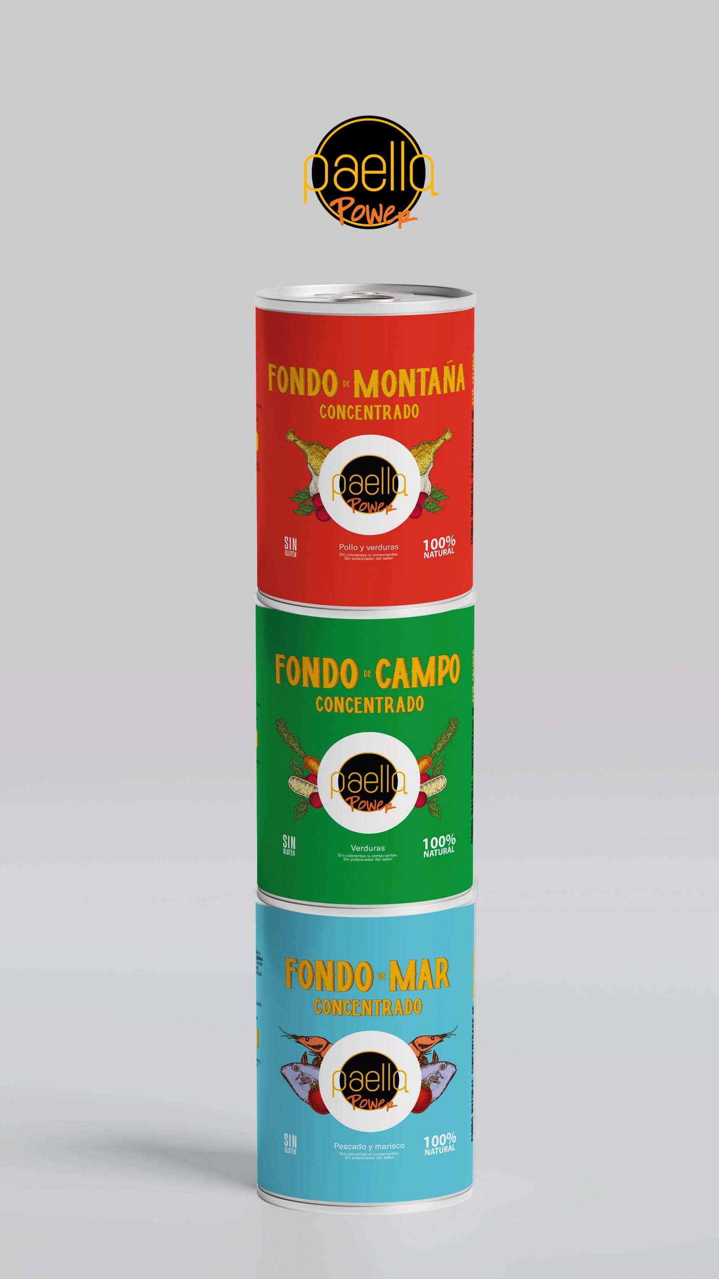 Paella Power by Rodrigo de la Calle: packagingLatas